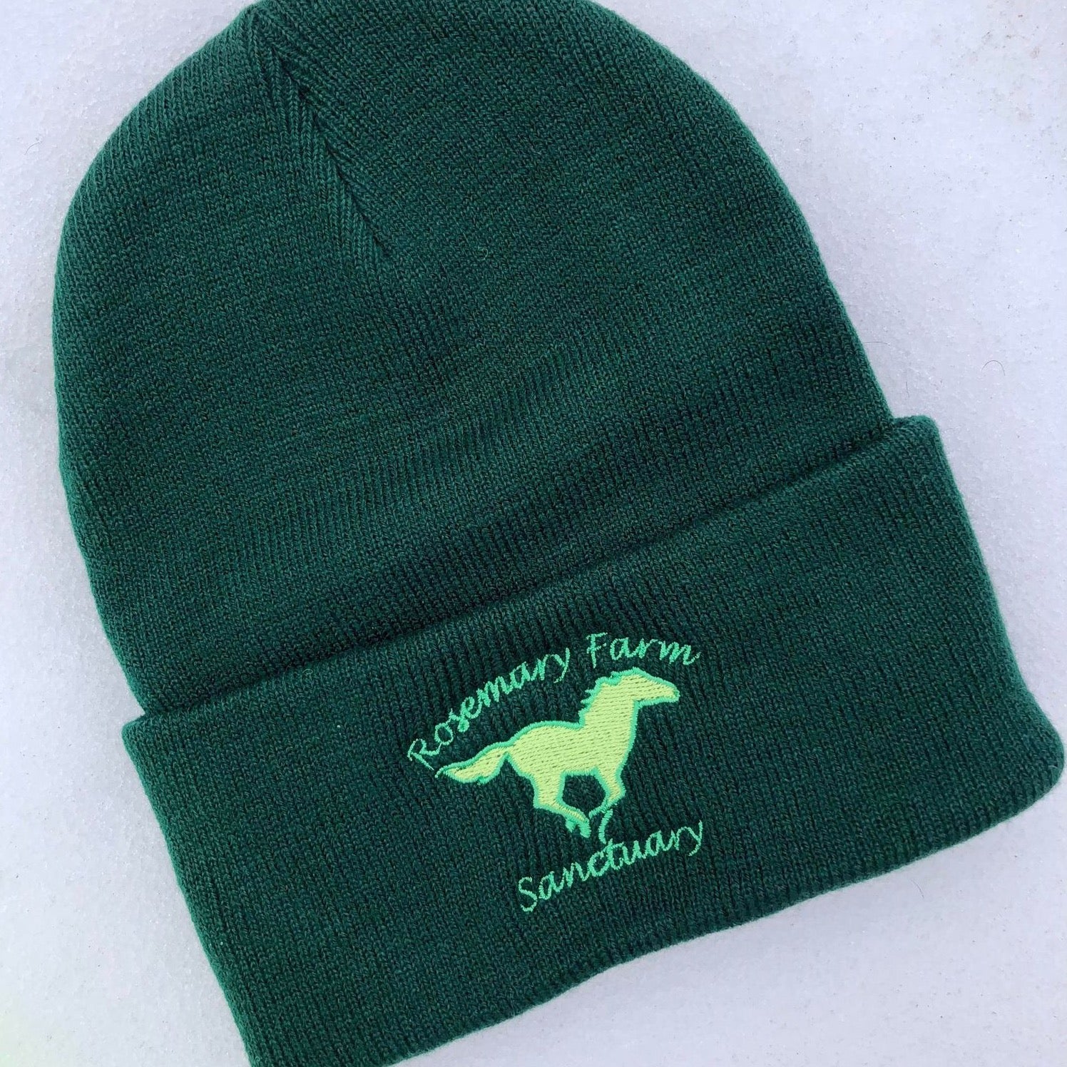 Rosemary Farm Logo Knit Caps