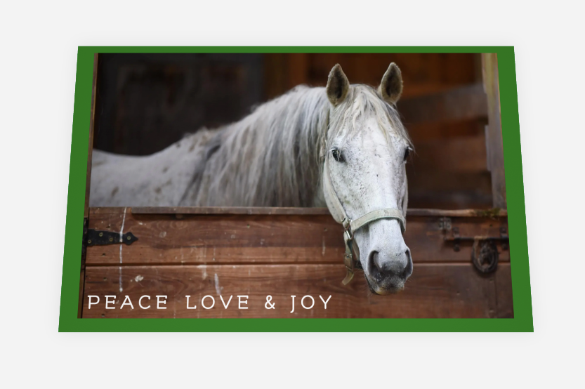 Peace, Love & Joy <br> Holiday Card 3-Pack