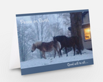 Honey Pie & Iron - Peace on Earth, Good Will to All <br>Holiday Card 3-Pack
